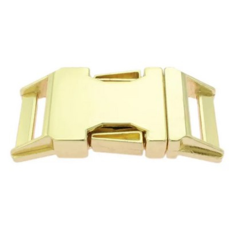 16 mm klikgesp goudkleurig